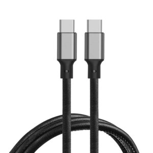 60W USB-C PD PU Cable | Fast Charge & Sync | 120cm