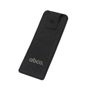 Short & Wide Pouch | Eco-Friendly Cable Organizer for Long Cables | rWashable Paper with Embossed Logo Option