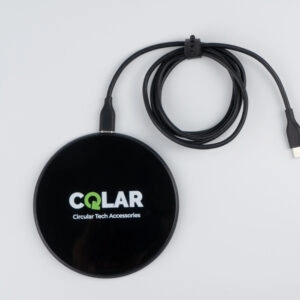 15W Wireless Charging Pad | Slim rPU Design | Dual Input | CC005R
