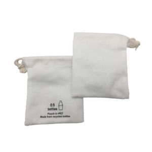 rFabric Cable Pouch | Compact Eco-Friendly Organizer | Recycled Bottles (rPET) | Custom Logo Options Available