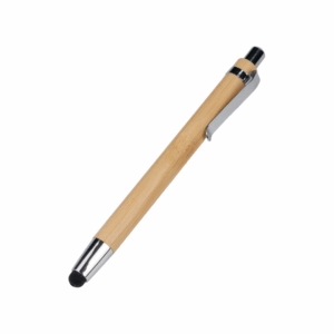 FSC-Certified Bamboo Gel Pen with Stylus | P001B