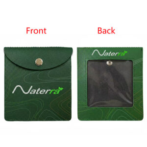 rPET PU pouch S with NFC | Laser-Engraved Case for cable & Accessories | Eco-Friendly