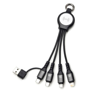 16cm 65W 6-in-1 Magnetic Wireless Charging Cable for Smart Watches | Eco-Friendly | SKW7017PD