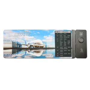 Detachable Desktop Wireless Charging Mouse Pad | CM005A| Double Buff for Office & Branding